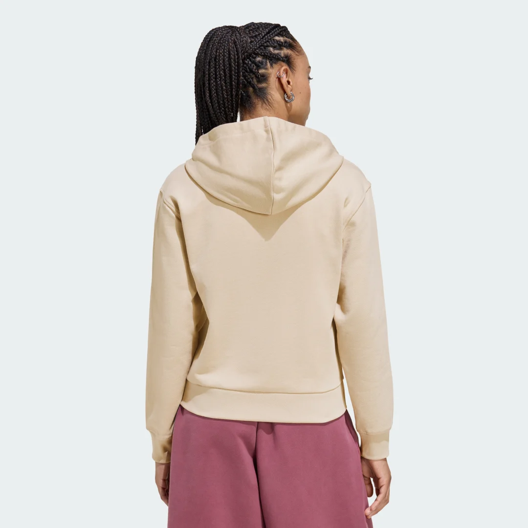Thumbnail 1 de CLÁSICA SUDADERA DE FELPA CON CAPUCHA ESSENTIALS de Adidas – comodidad atemporal en beige