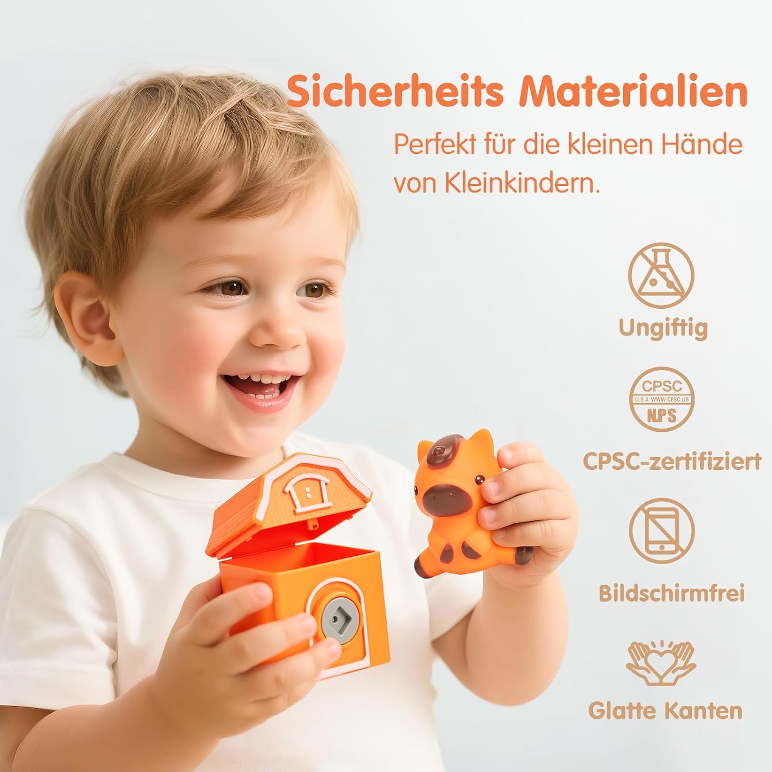Detalle 1 de hahaland Bauernhof Montessori Spielzeug