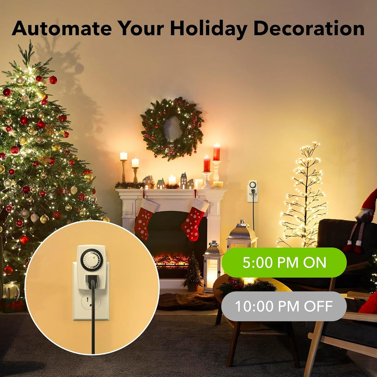 Detalle de BN-LINK Indoor Outlet Timer 2-Pack