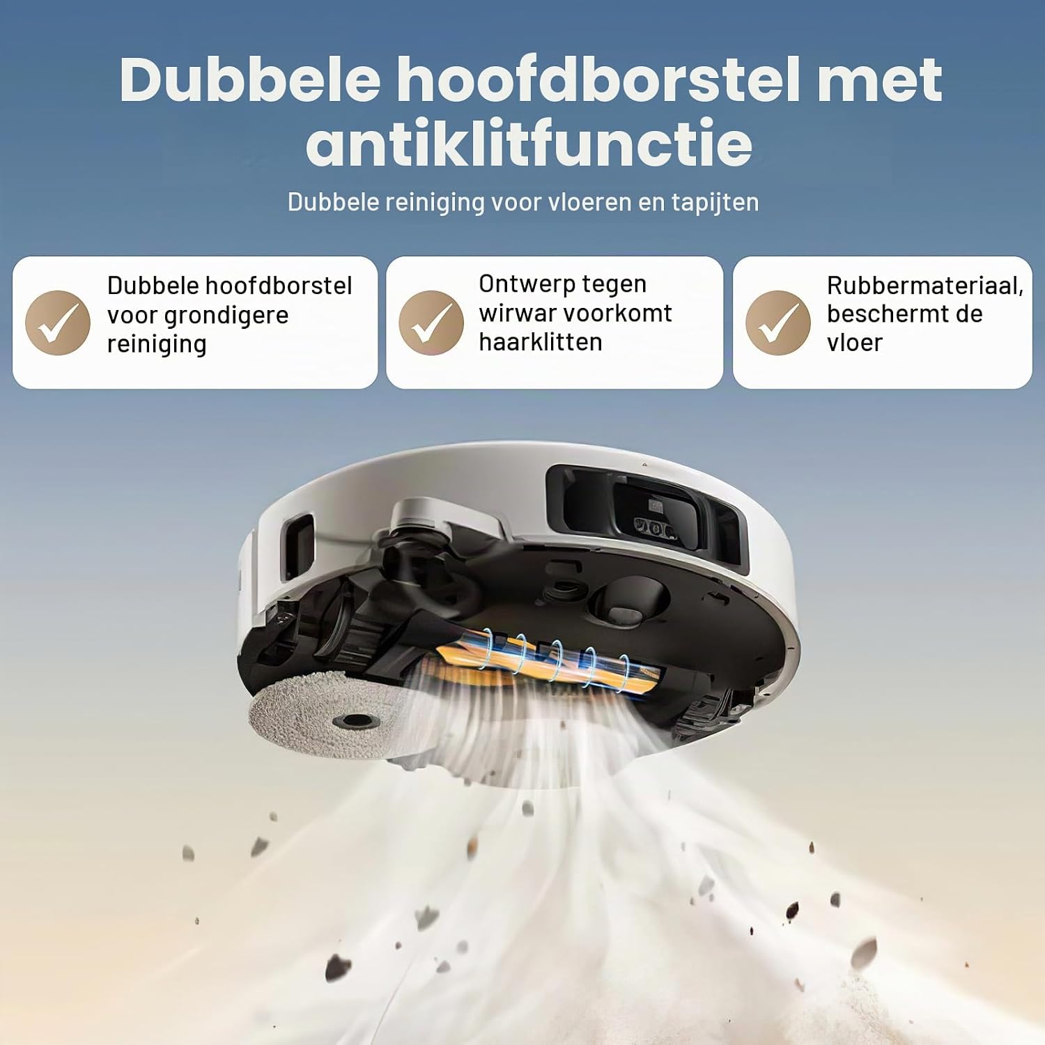 Detalle de Fenkabs V50 Ultra accessoireset, 22-delig met HEPA-filters en dweilpads