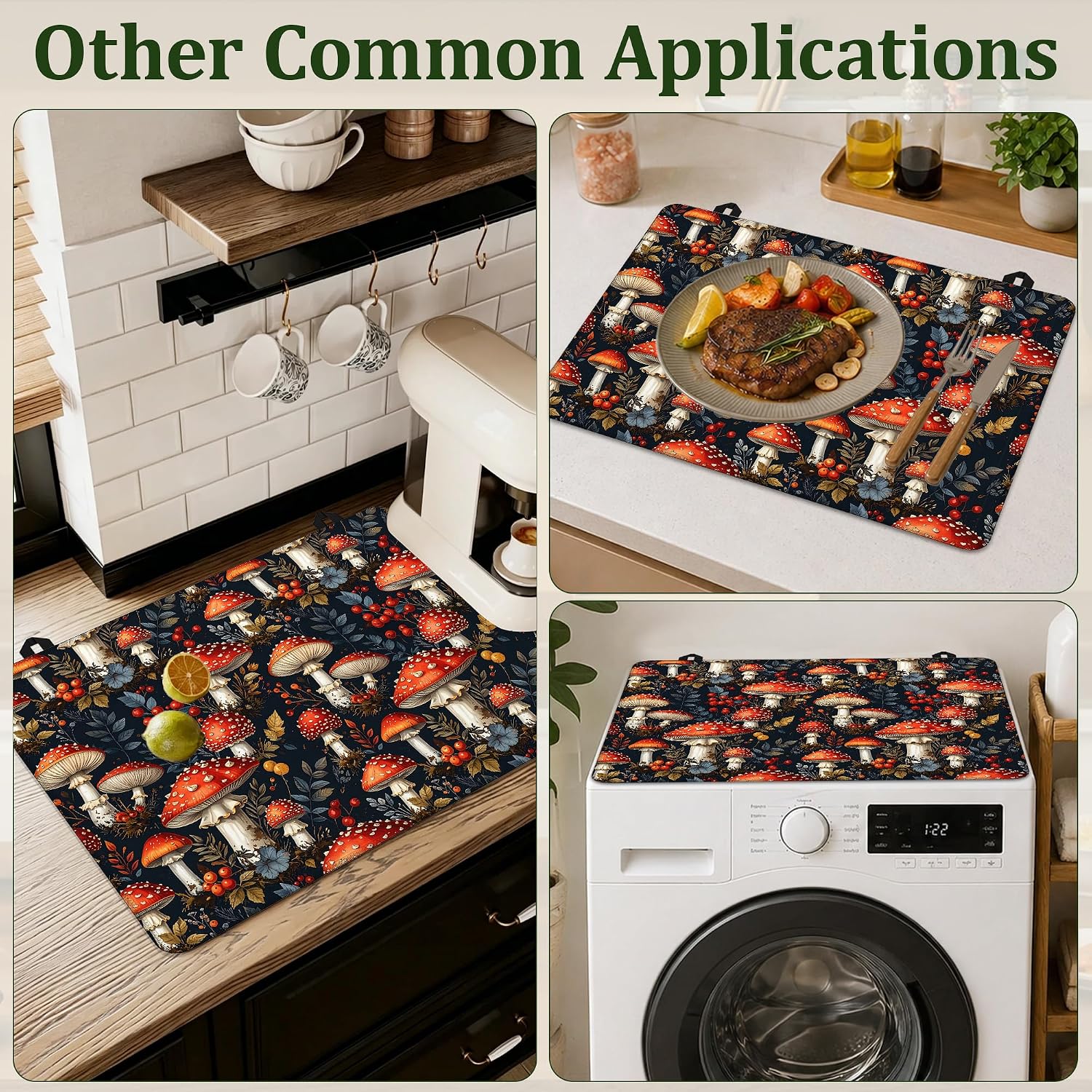 Thumbnail 6 de Qvvhorx QVV-SC-123 Electric Stove Top Cover, 28.5 x 20.5-Inch Natural Rubber