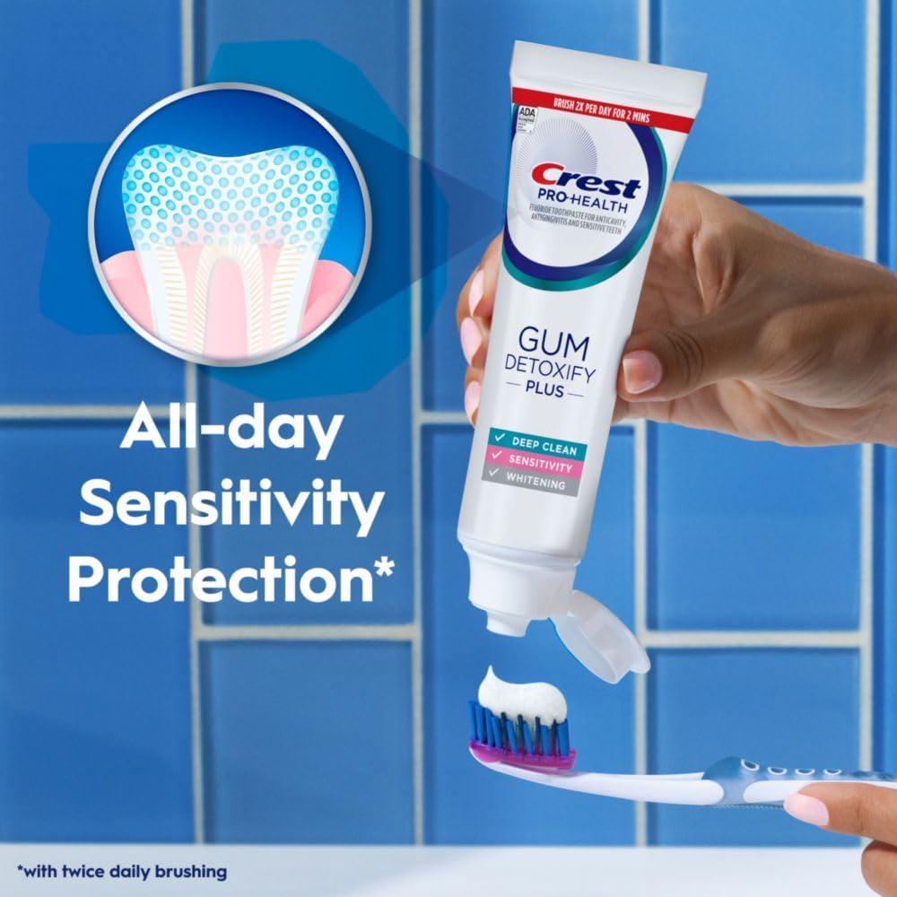 Thumbnail 2 de Crest Pro-Health Detoxify Plus Toothpaste, 4.5 oz, 3-pack ⚕
