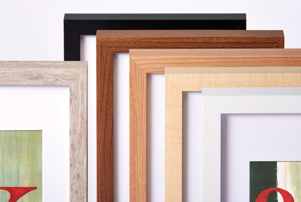 Detalle de Cadre Photo Blanc 40 x 60 cm Stockholm – Cadre en Bois EA460W