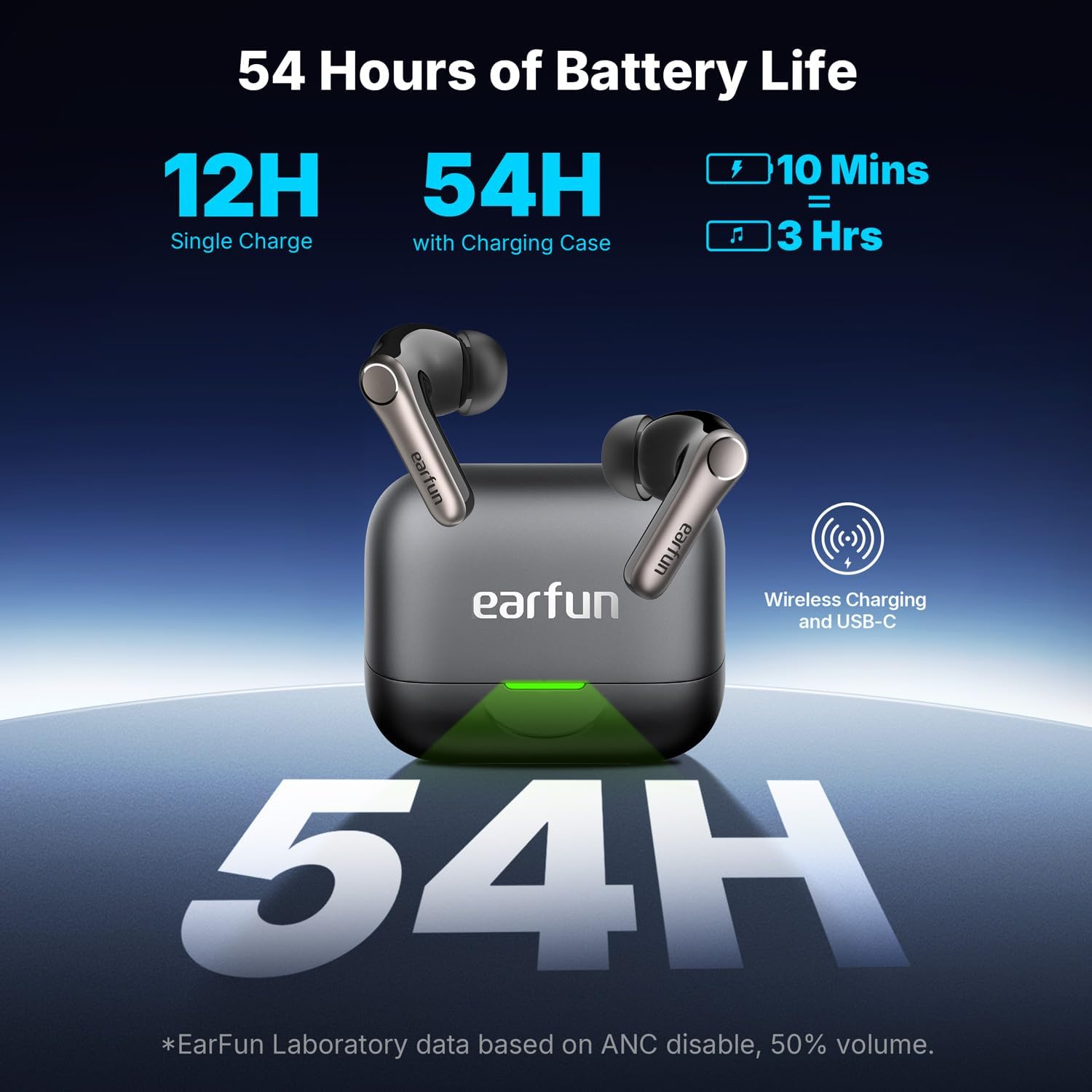 Thumbnail 5 de EarFun Air Pro 4+ 54H noise‑cancelling earbuds
