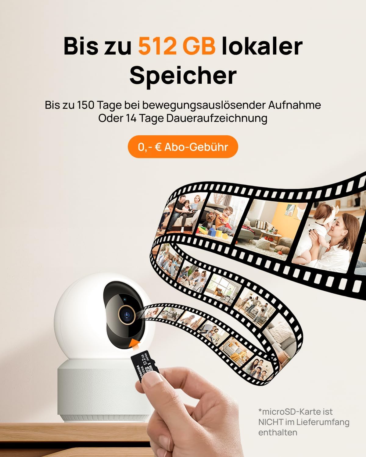 Thumbnail 4 de Anona Pano 4K UHD Indoor-Überwachungskamera (4er-Pack) – 360°-Schwenk- und Tracking-Dome-Kamera mit KI-Erkennung