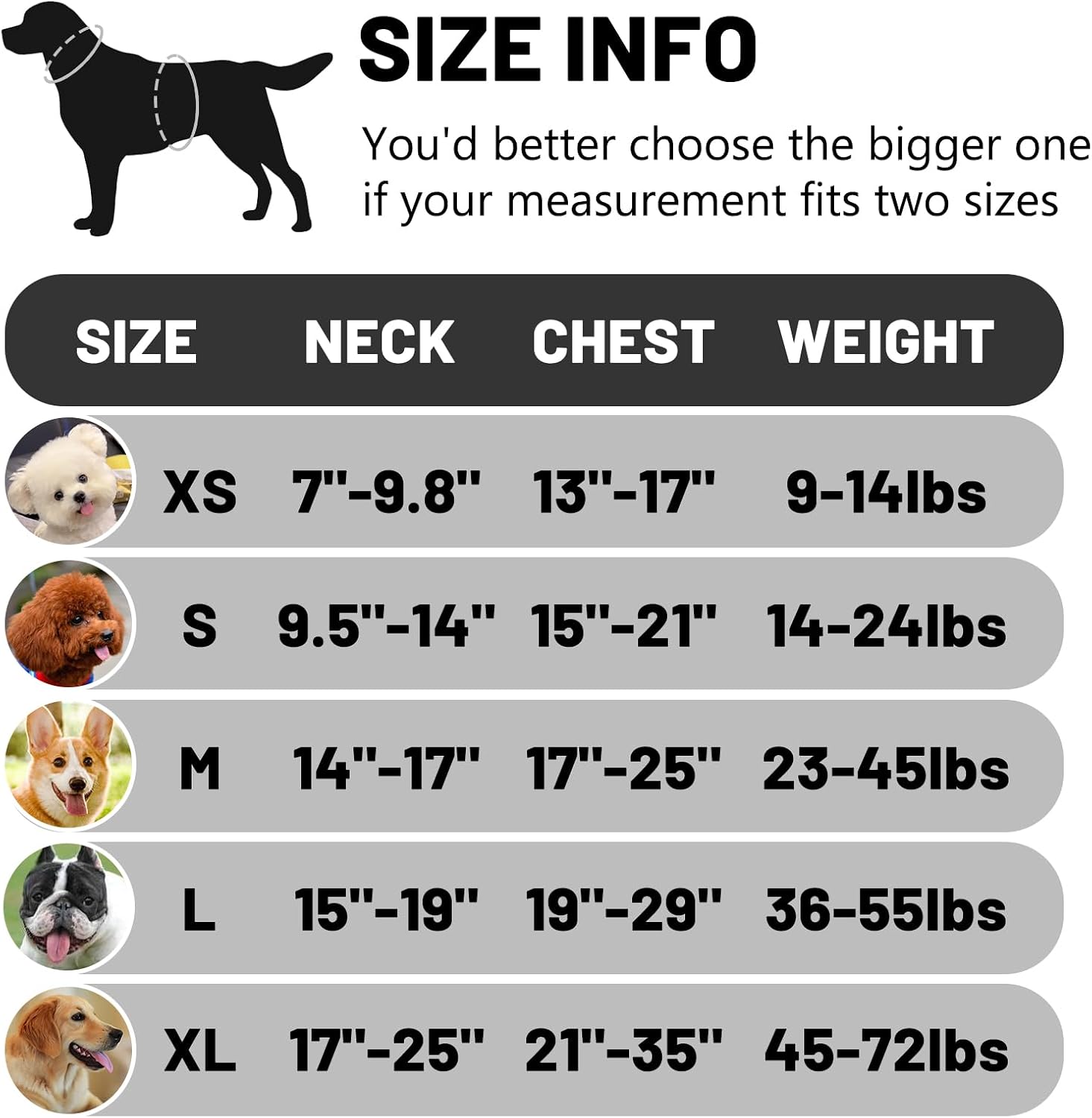 Thumbnail 1 de Belababy Soft No Pull Dog Harness Small (Black) – Adjustable service dog vest with reflective breathable comfort