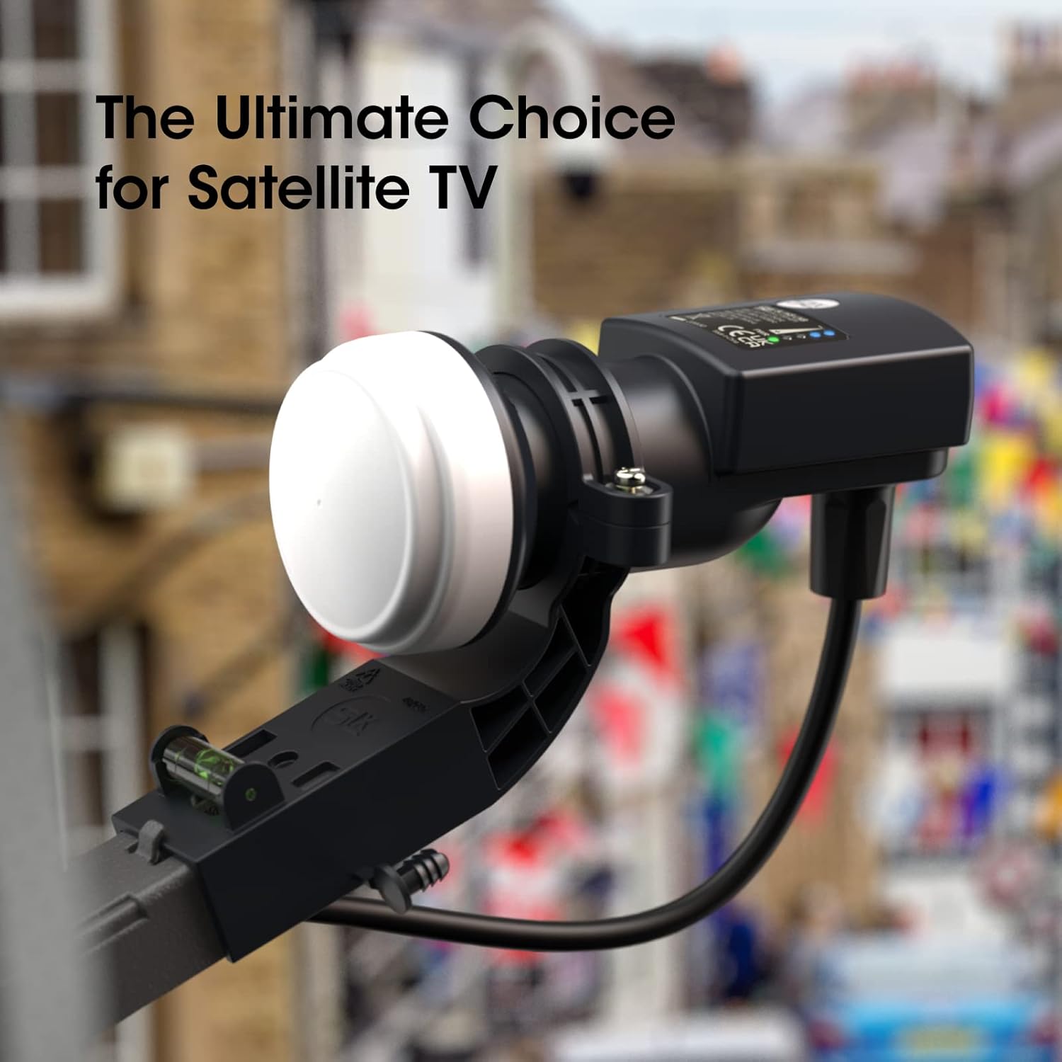 Detalle 2 de SLx LNB 1 Quad Output with Built-in Signal Finder (KU Band, PLL 25MHz) for Sky HD / Freesat HD