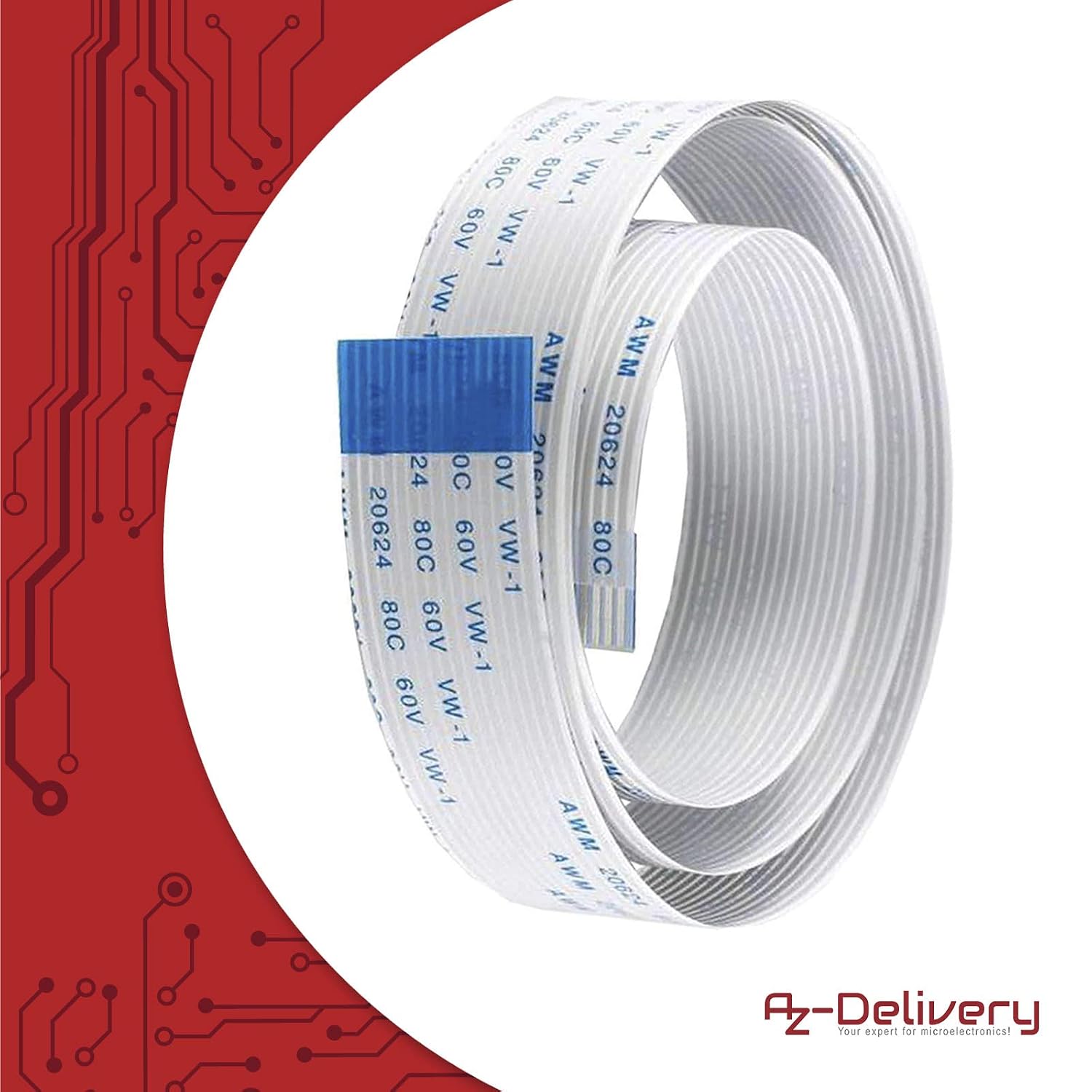 Detalle de AZDelivery 5 x cavo flessibile Flex Cable da 50 cm per fotocamera Raspberry Pi