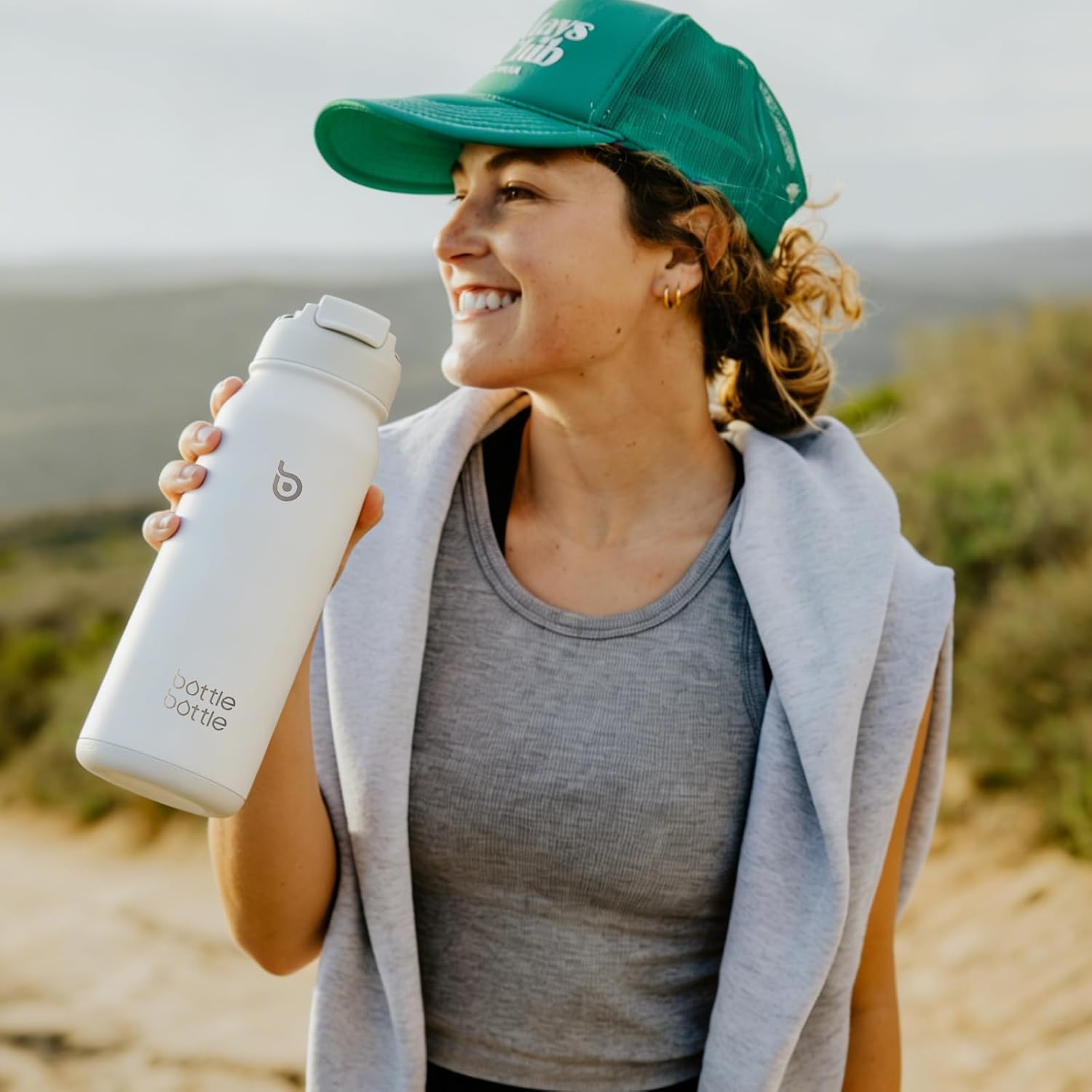 Thumbnail 6 de BOTTLE BOTTLE insulated stainless steel water bottle (700ml/24oz) with straw and adjustable lid