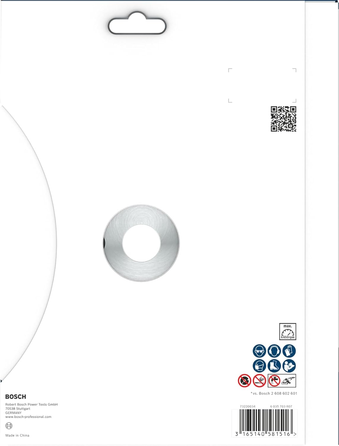 Detalle de Bosch 2608602645 – Disque à tronçonner diamanté pour pierre, 230 x 22,23 x 2,4 x 15 mm