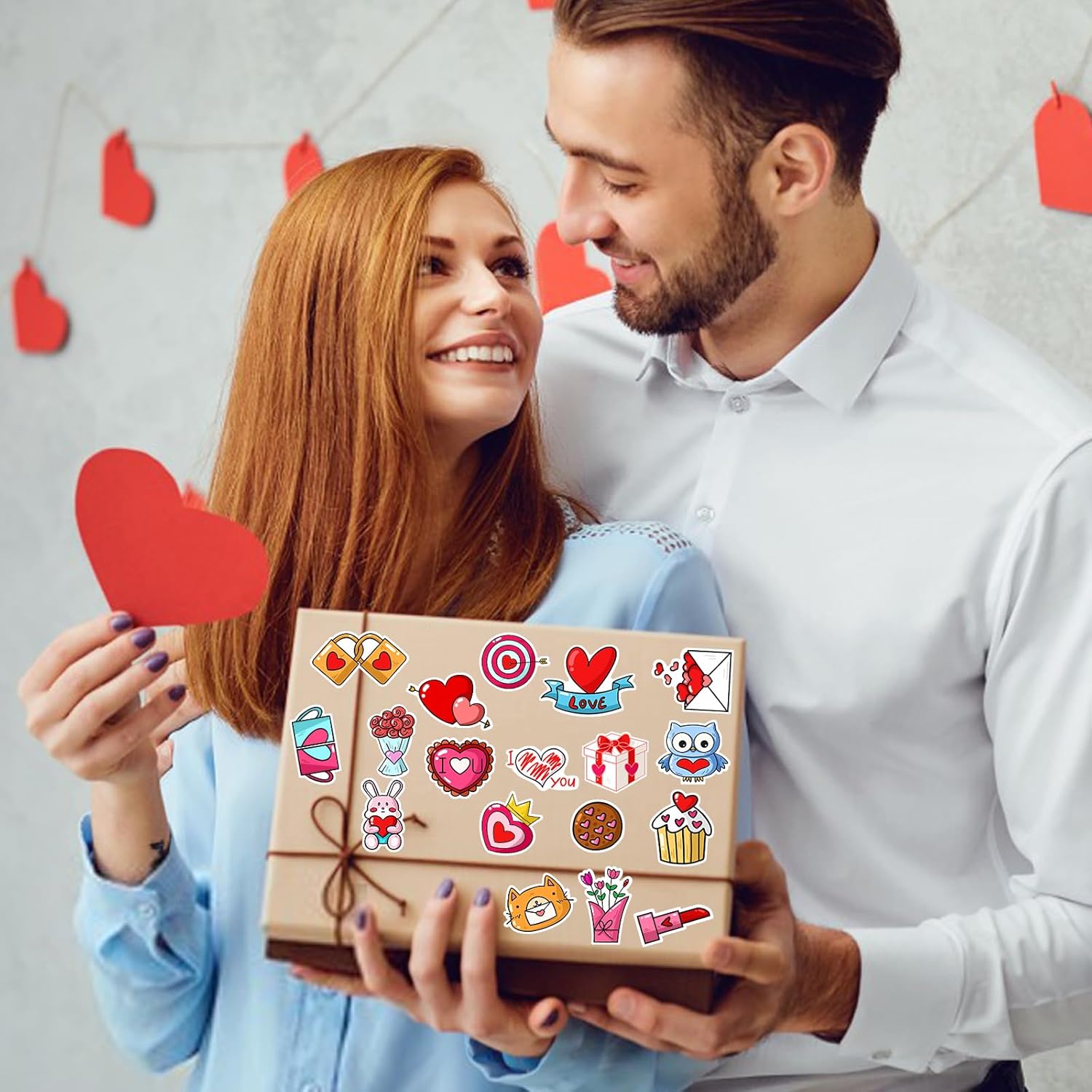 Thumbnail 5 de 360Pcs 120 Styles Valentine's Day Stickers 🎨