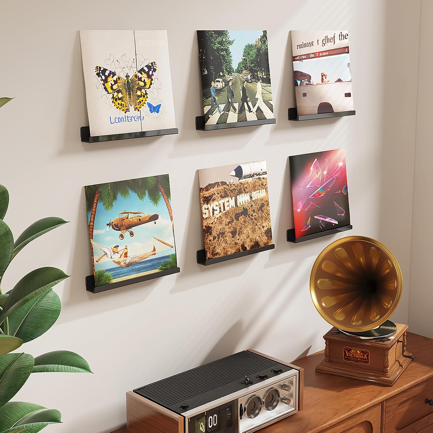Thumbnail 2 de Lifewit Hängeregale Schallplatten 6er Pack 30,5 cm