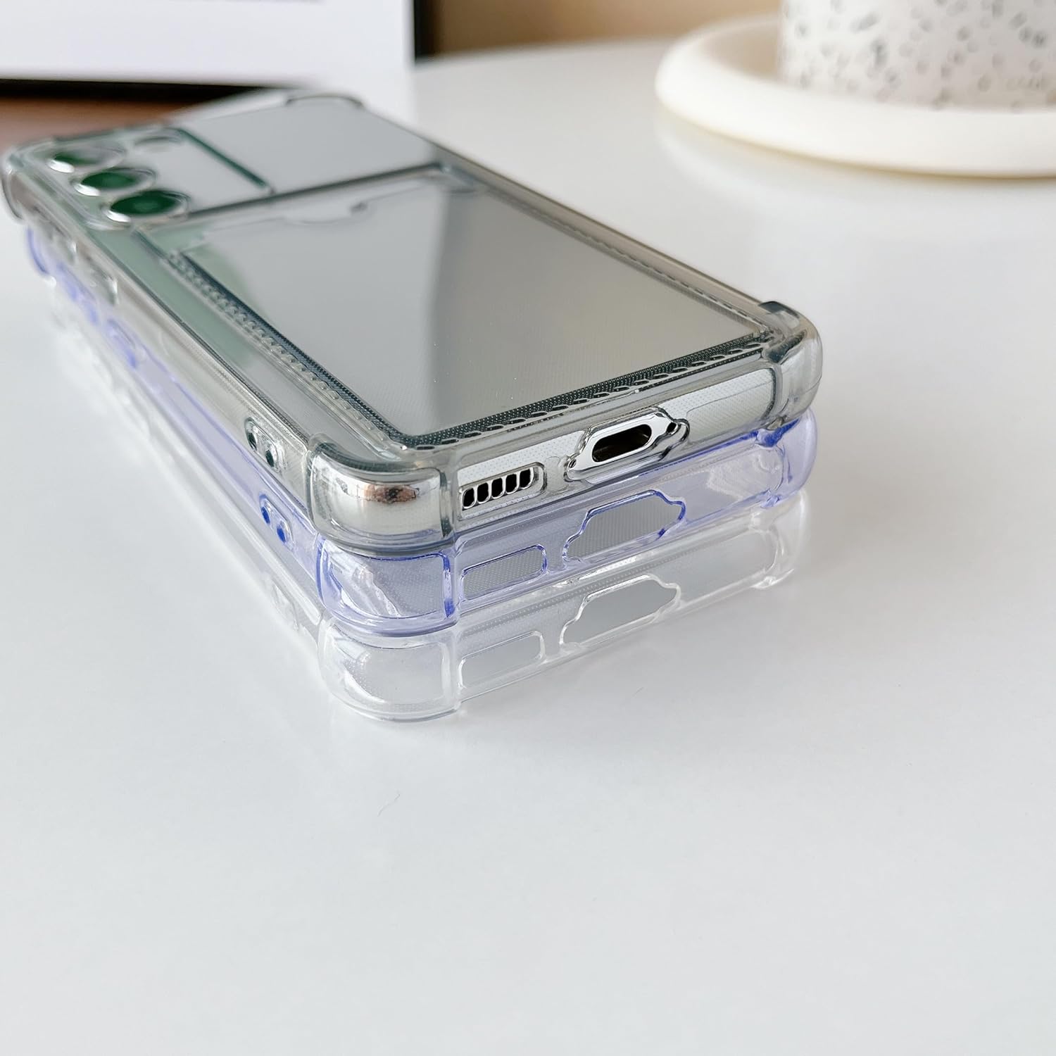 Thumbnail 2 de DEFBSC Case for Samsung Galaxy S24 with Transparent Back Card Holder