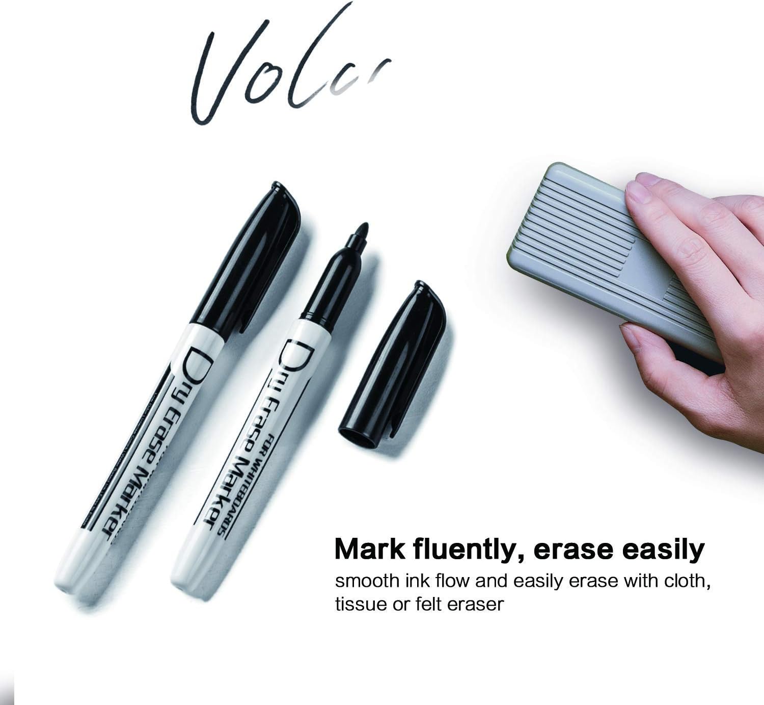 Detalle de Volcanics Whiteboard Pens pack of 36 🖊