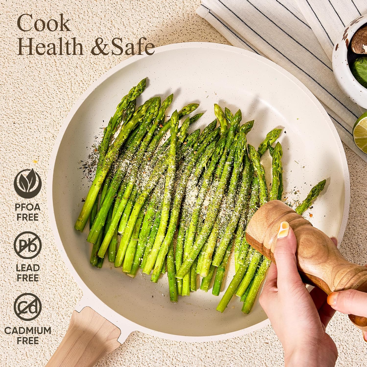 Thumbnail 3 de CAROTE 14-Pc Nonstick Pots and Pans Set