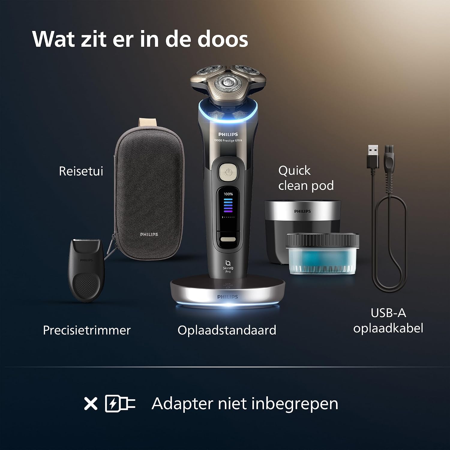 Thumbnail 6 de Philips i9000 Prestige Ultra XP9405/31 nat- en droogscheerapparaat met 5 standen