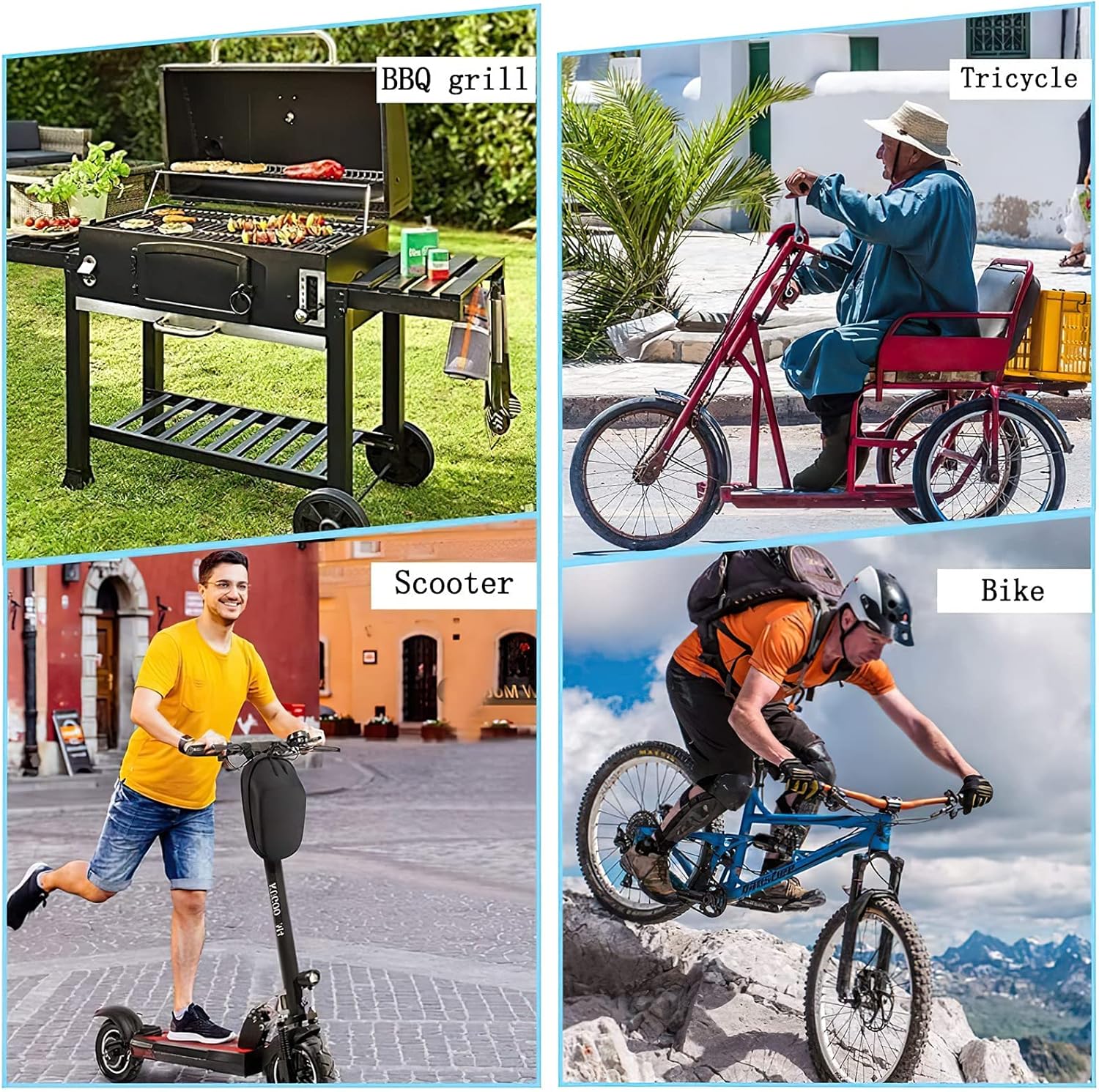 Thumbnail 6 de SPGOOD Heavy Duty Bicycle Lock 830mm Chain 5-Digit Resettable Code 🚲