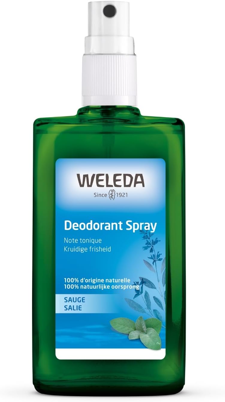 WELEDA Déodorant Sauge Éfficacité – Formule 100% d’origine naturelle, 100 ml