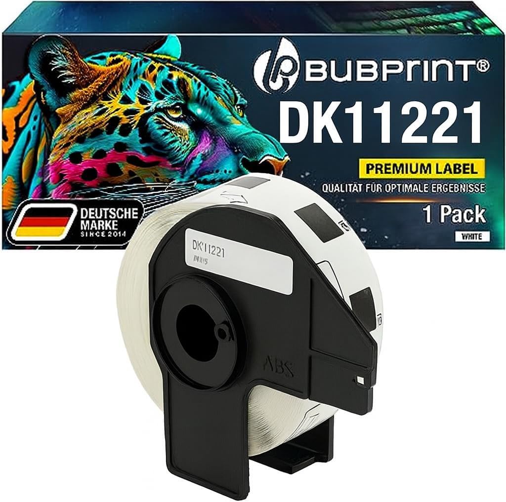 Bubprint Etichette compatibile per Brother DK-11221 | Rotolo etichette per QL