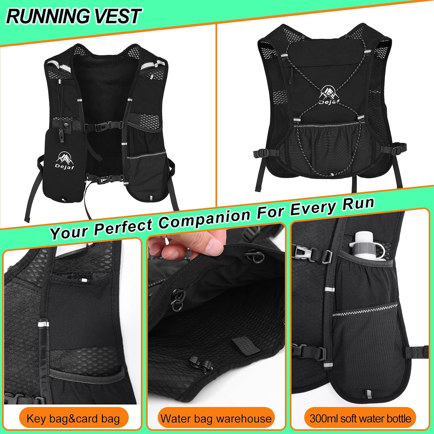 Detalle de Running hydration vest 194 g