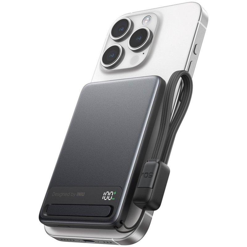 Thumbnail 1 de INIU MagPro Qi2 Powerbank 5000mAh magnética 20W negra