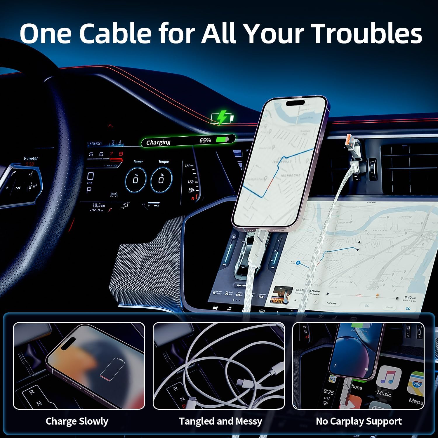 Thumbnail 3 de 66W 4 in 1 Charging Cable