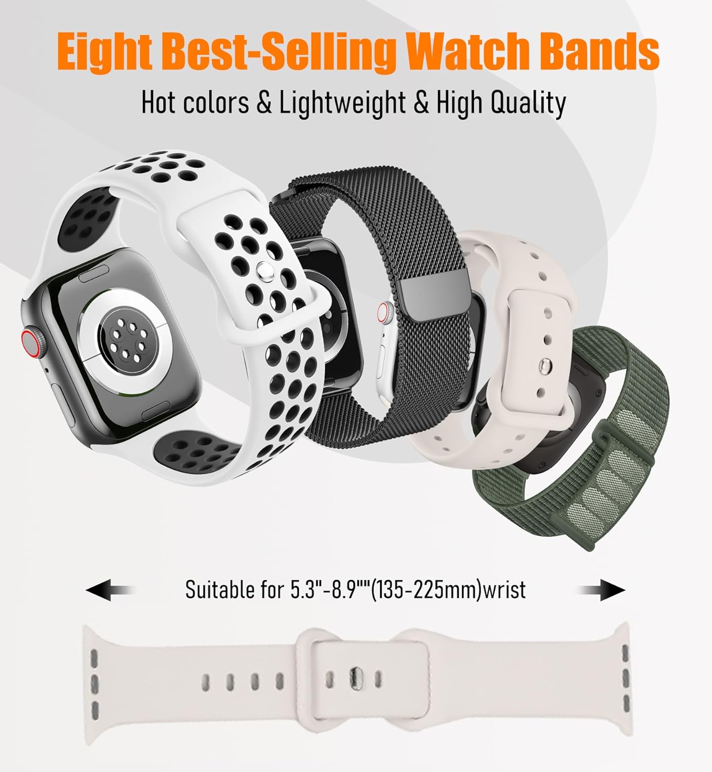 Detalle 2 de Apple Watch Ultra Band 8 Pack 49mm