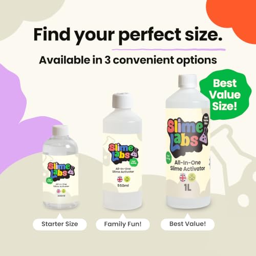 Thumbnail 6 de Slime Labs All-In-One Slime Activator XLarge (1000ml) – UK Made, Non-Toxic