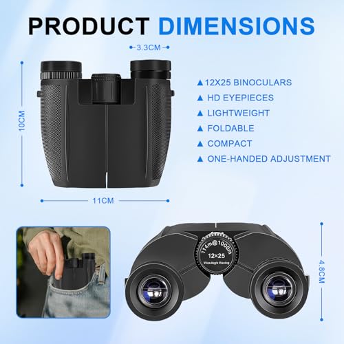 Detalle 2 de Flintronic 12 x 25 jumelles compactes