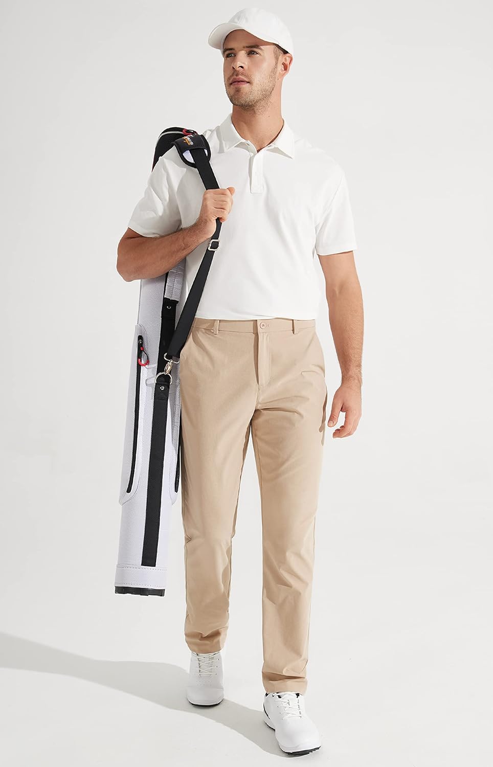 Detalle de Libin Men's Golf Pants Stretch Work Dress Pants
