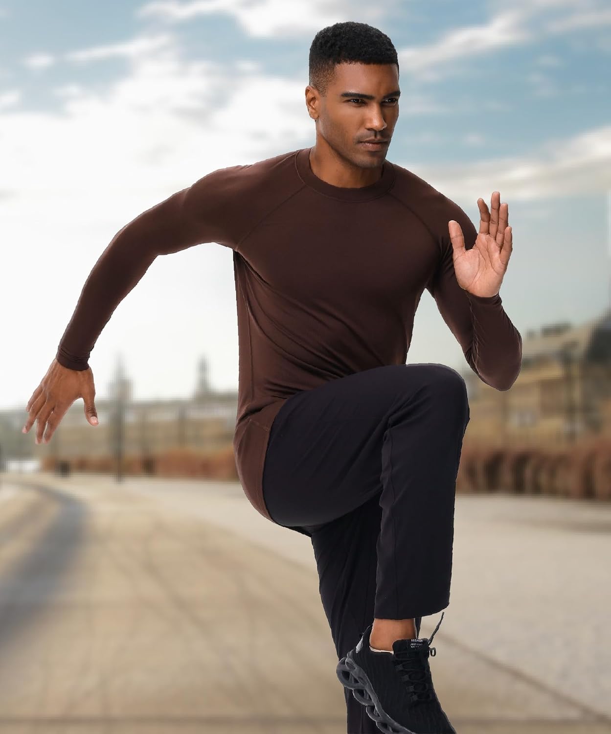 Detalle 1 de HUGE SPORTS Maglia Termica Uomo 88% poliestere