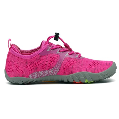 Thumbnail 7 de SAGUARO Barefoot Zapatillas de trail running minimalistas para niños y niñas (rosa, 29 EU)