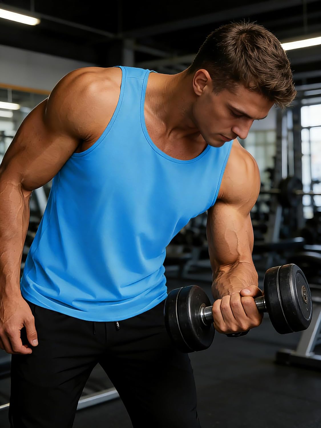 Thumbnail 2 de MAGCOMSEN Herren Tank Tops Leichtes Achselshirt – Quick-Dry Funktionsshirt für Sport & Freizeit