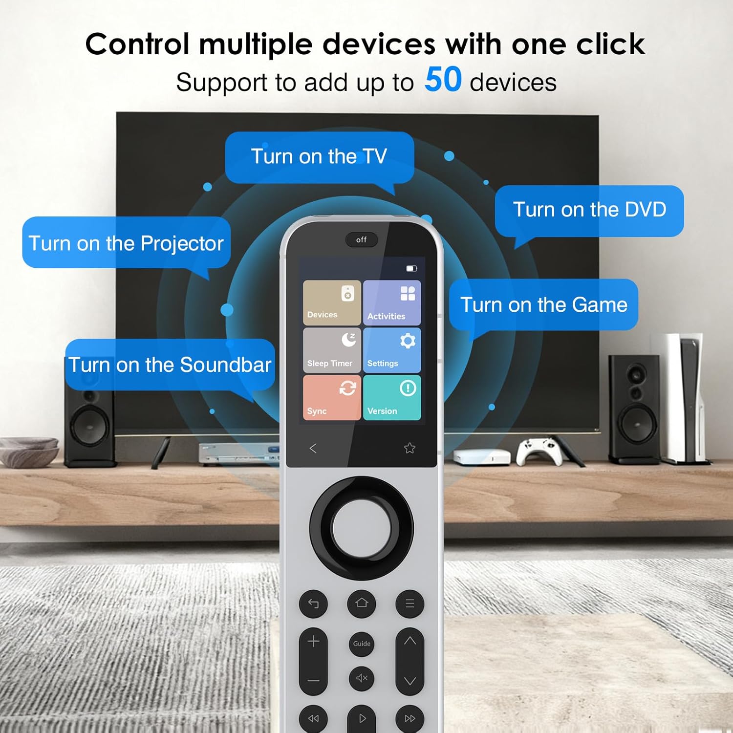 Thumbnail 5 de SofaBaton X2 universal remote control with hub, charging dock and touchscreen