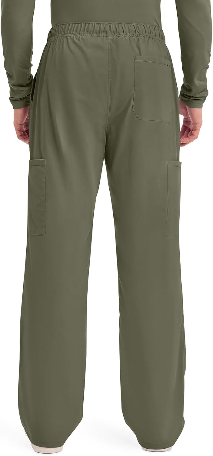 Detalle 2 de Cherokee Men's Scrub Pants, Polyester-Cotton Blend