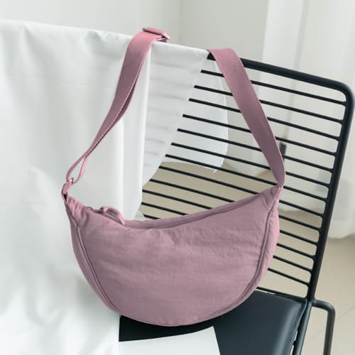 Thumbnail 5 de Aucuu Borsa a tracolla a mezzaluna per donna – stile hobo, nylon resistente, tracolla regolabile