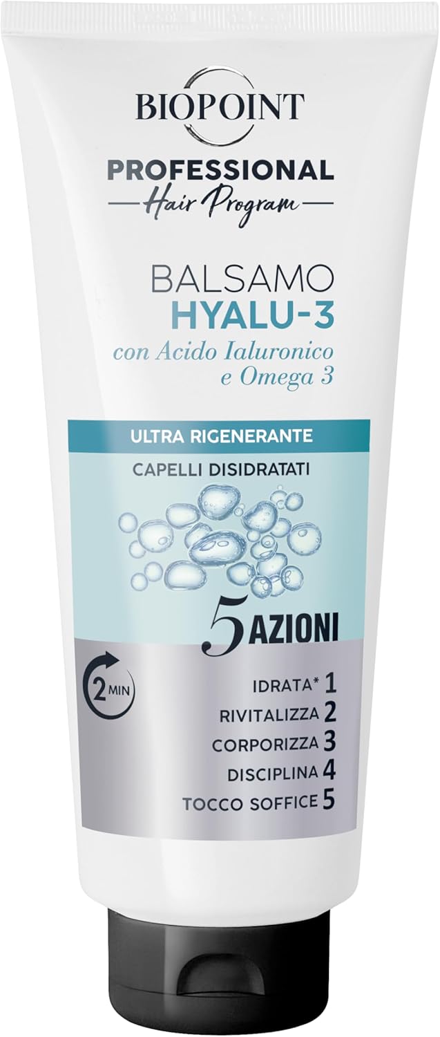 Thumbnail 3 de Biopoint Professional Hair Program HYALU-3 – Kit Shampoo 400 ml + Balsamo 350 ml per capelli secchi e disidratati