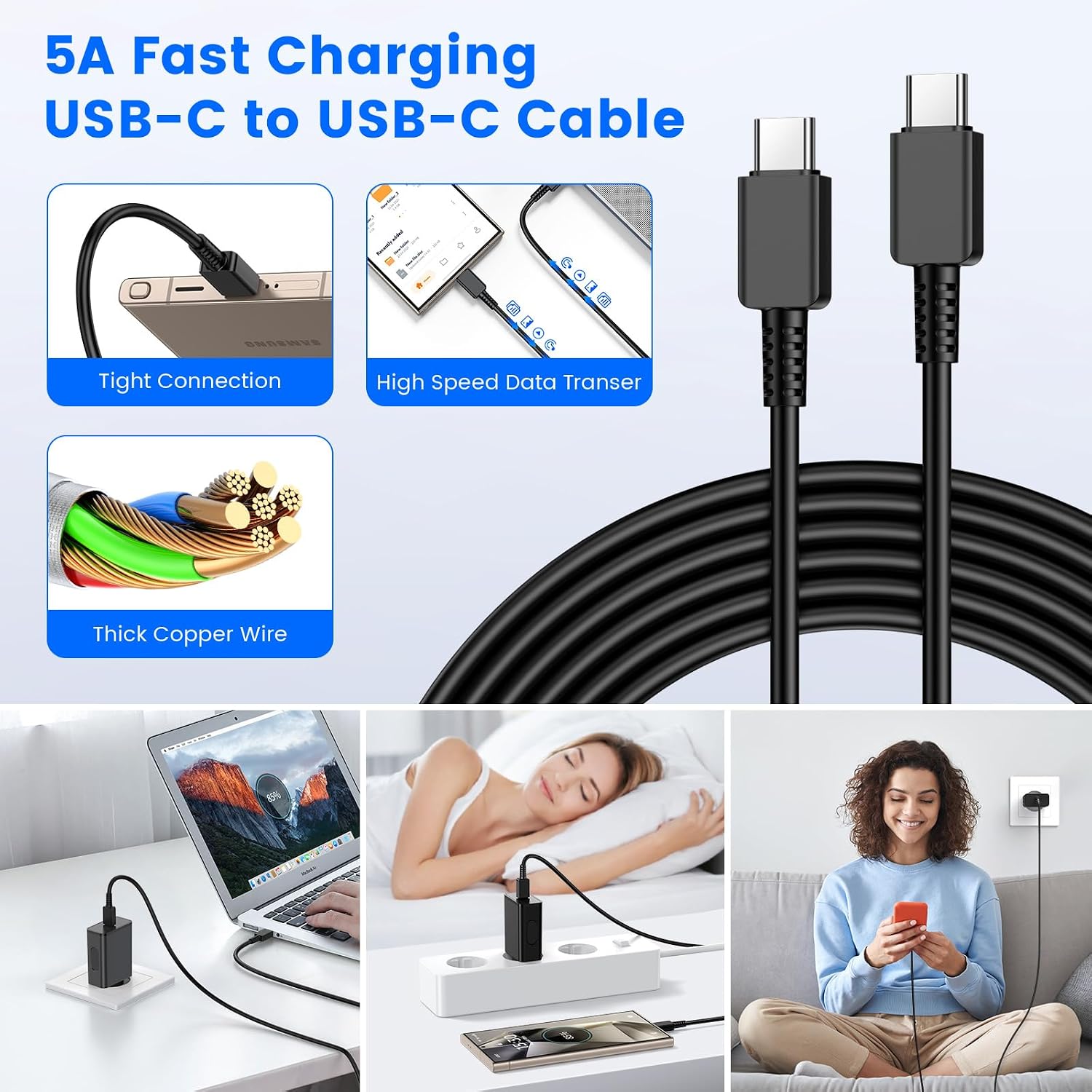 Detalle 2 de Samsung Caricabatterie USB‑C 45W con cavo 2m