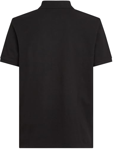 Thumbnail 7 de Calvin Klein Polo de Manga Corta para Hombre Monogram Pique en Negro (Black) – Talla L