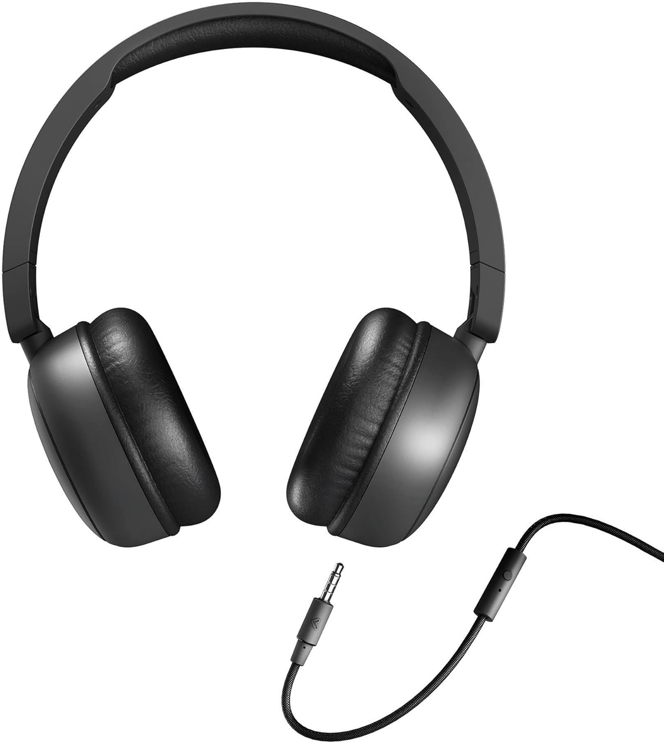 Thumbnail 3 de Energy Sistem Soundspire Kopfhörer – 100% recycelter Kunststoff, abnehmbares Kabel, Mikrofon und Sprachassistent (Schwarz)