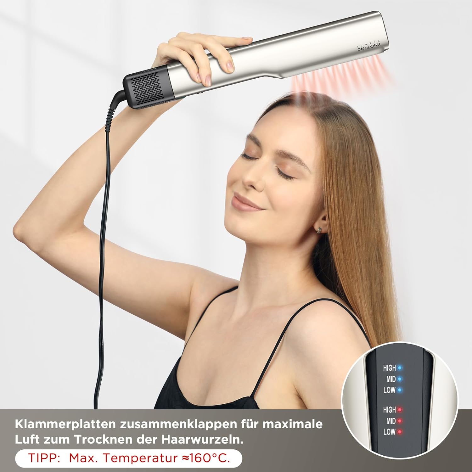 Thumbnail 3 de PARWIN PRO BEAUTY Air Haarglätter 1200W 💇♀
