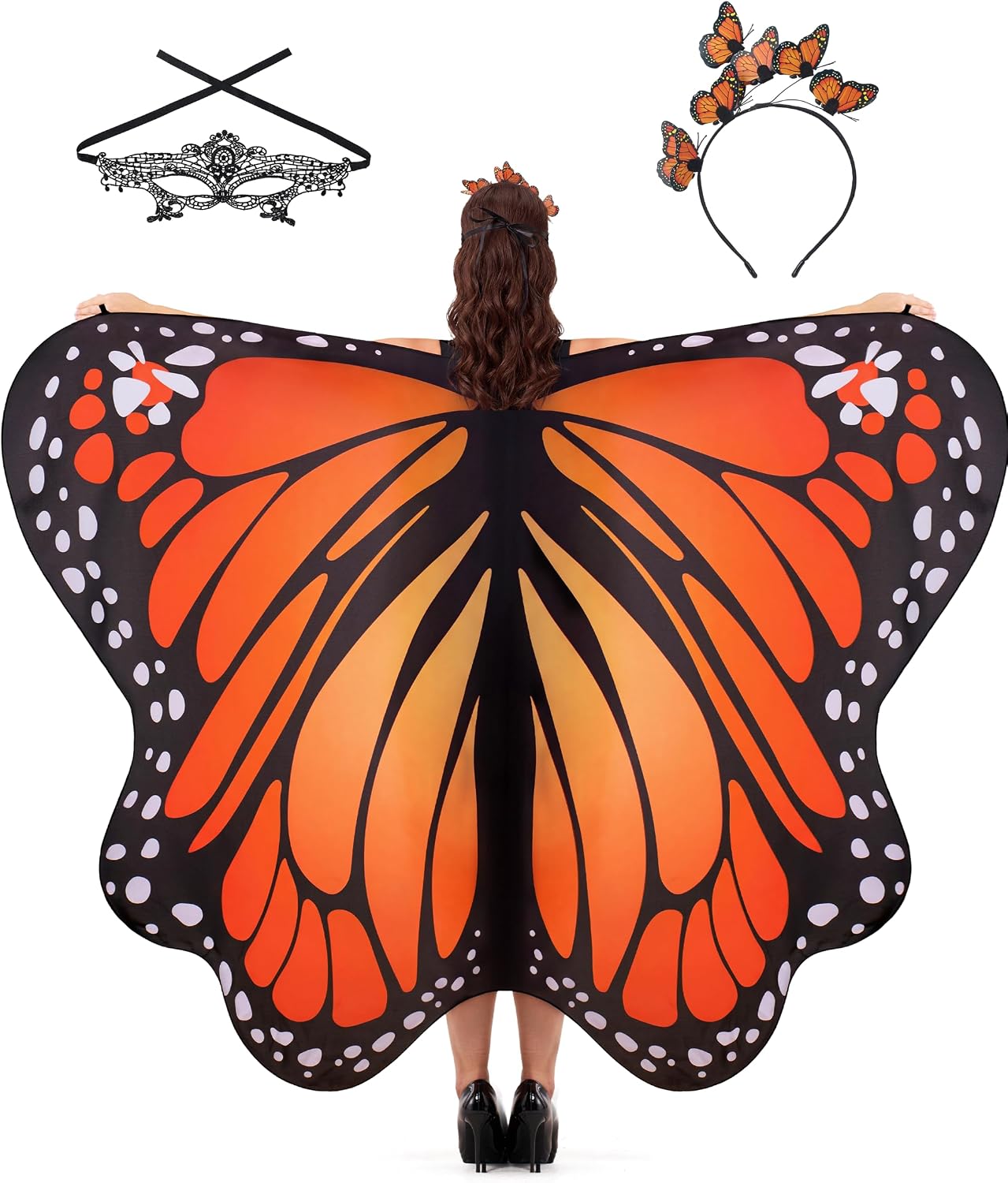 Detalle de Spooktacular Creations Butterfly Costume, Chiffon