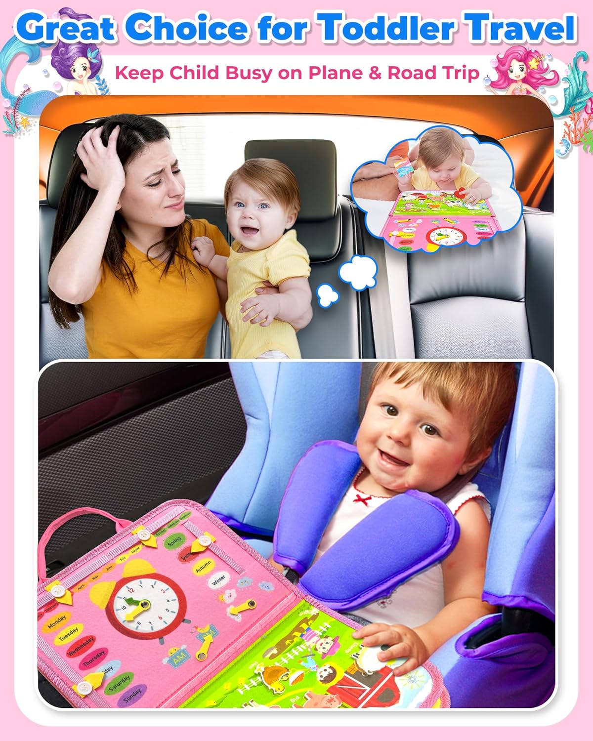 Thumbnail 1 de Gojmzo Busy Board Montessori Toy for Toddlers