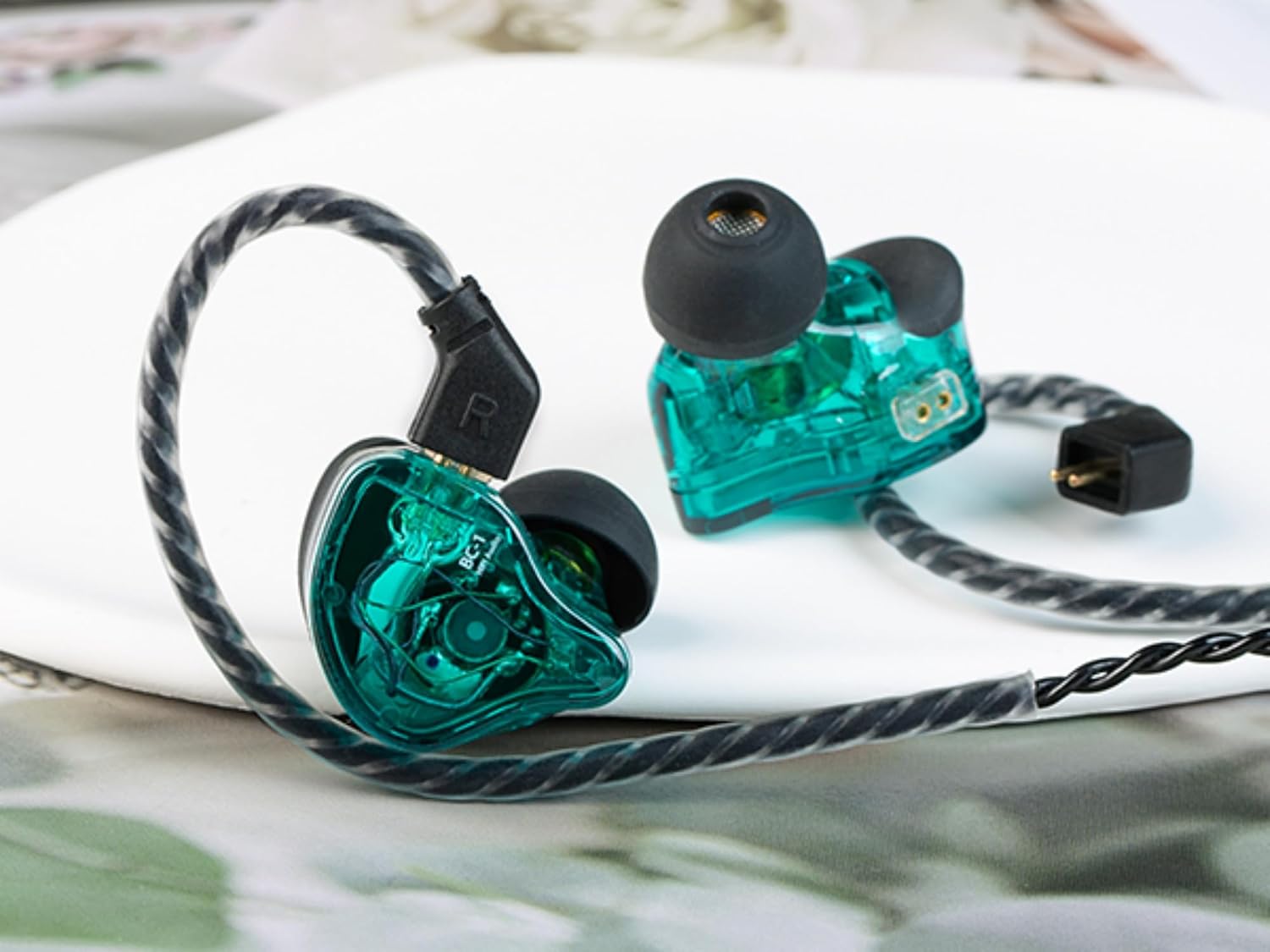 Thumbnail 6 de CCZ Melody In-Ear-Monitore – kabelgebundene Hybrids mit 1DD 1BA, Low-Weight IEM mit Ohrflossen