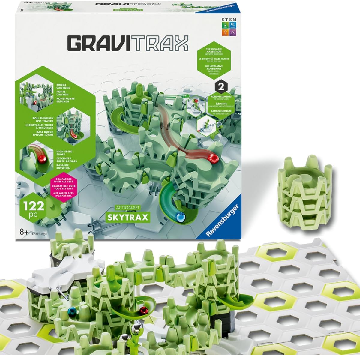 Thumbnail 2 de Ravensburger Gravitrax Skytrax 128 pièces