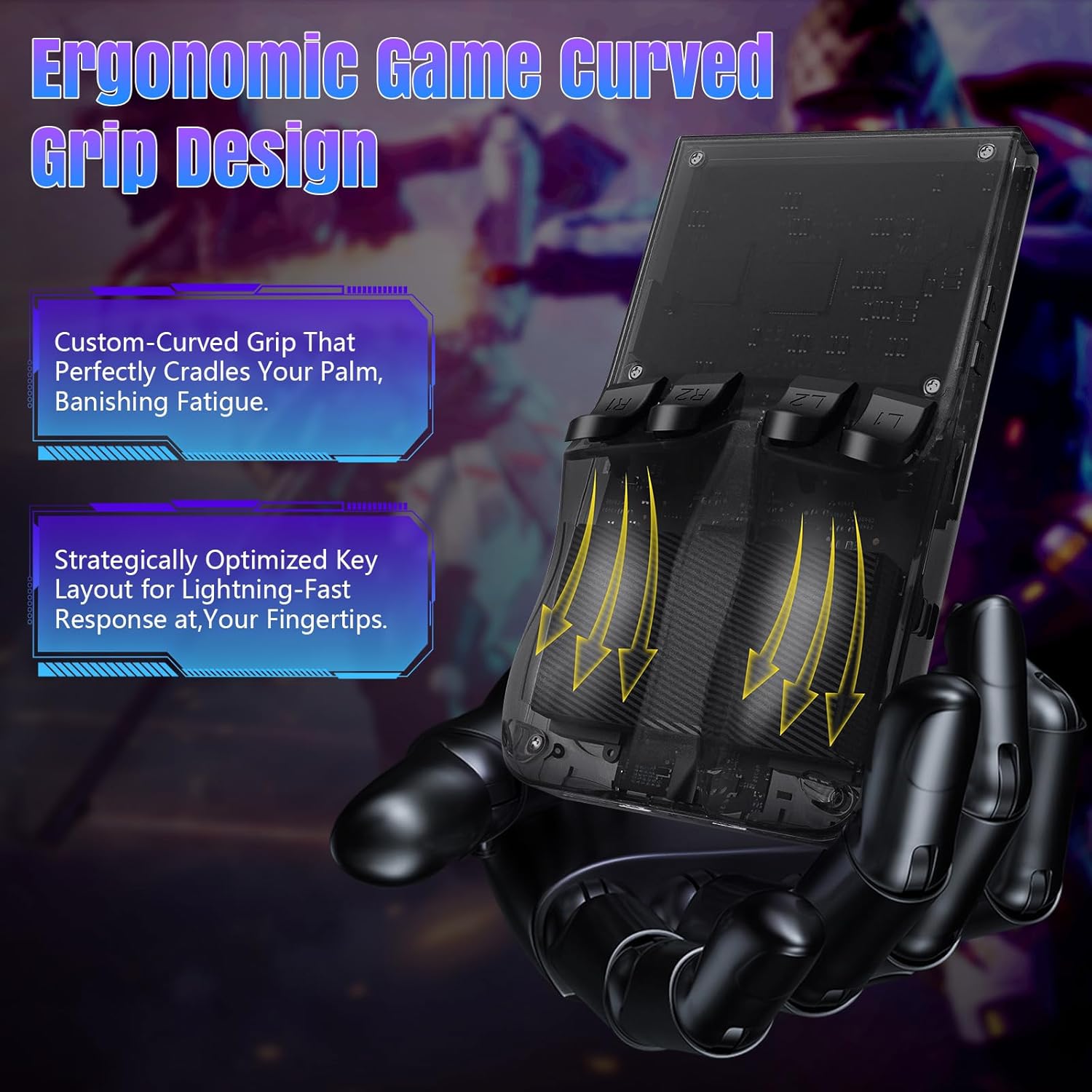 Thumbnail 4 de R36MAX Retro Handheld Game Console (Open Source Linux, 64GB) with 4.0-inch IPS HD Screen