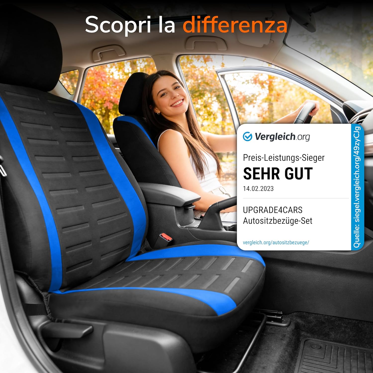 Thumbnail 5 de Upgrade4cars Coprisedili anterior Set Versione 2026