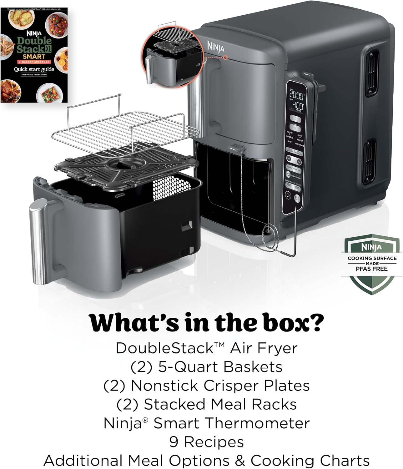Thumbnail 6 de Ninja DoubleStack XL 10 QT Air Fryer