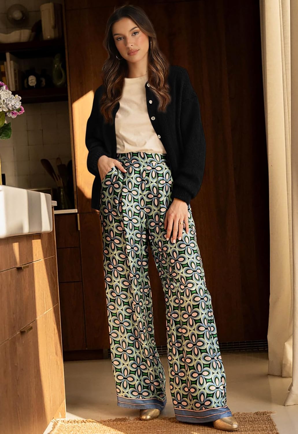 Detalle 2 de PRETTYGARDEN Long Sleeve Chunky Cardigan 2026