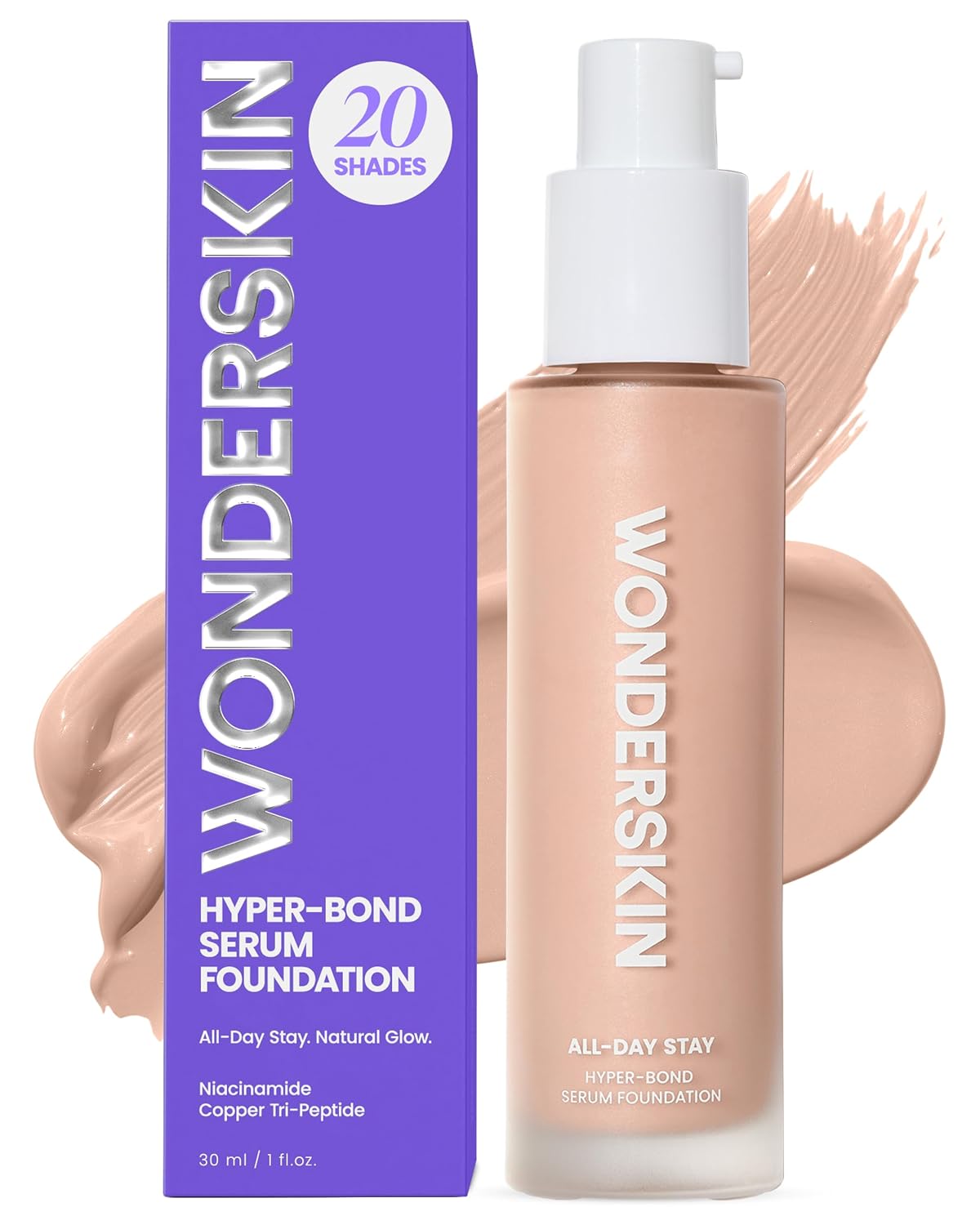 Detalle de Wonderskin Hyper Bond Serum Foundation 24HR